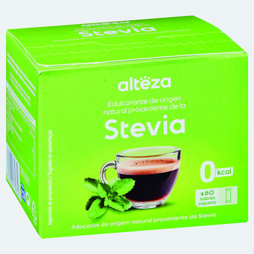 Edulcorante de STEVIA ALTEZA 60 sobres image number