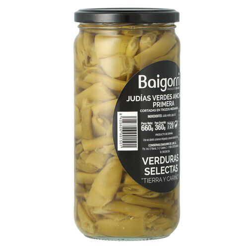 Jud&iacute;a verde ancha BAIGORRI 660g image number