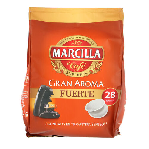 MARCILLA SENSEO FUERTE 28 CAPSULAS image number