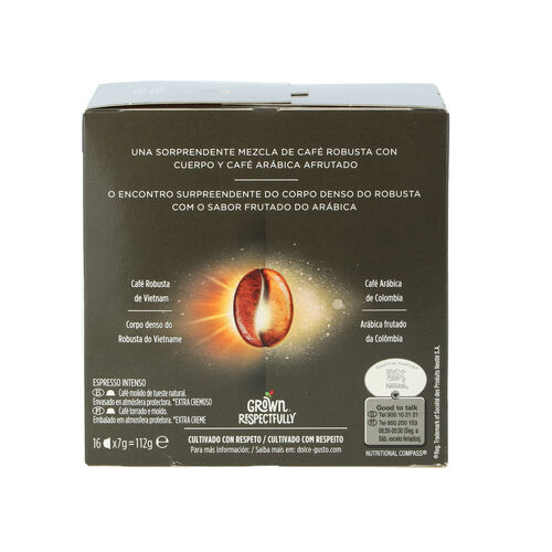 Caf&eacute; DOLCE GUSTO intenso 16 c&aacute;psulas image number