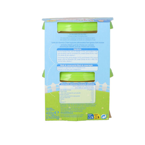 Potito frutas cereales ALTEZA pack 2x200g image number