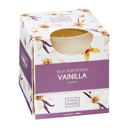 Vela perfumada vainilla vaso atmosphere image number