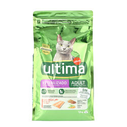 PIENSO DE SALMON PARA GATO ESTERILIZADO ULTIMA 1,5kg