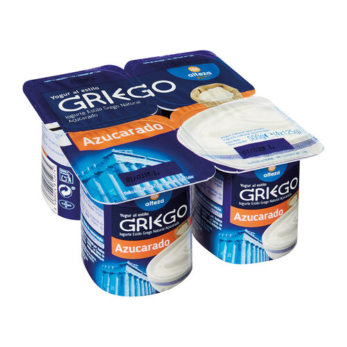 Yogur griego azucarado ALTEZA 4x125g image number