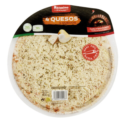 PIZZA 4 QUESOS RIKISSIMO 400g image number