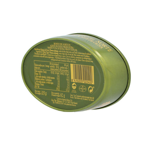 Bonito del Norte en aceite de oliva Virgen Extra PALACIO DE ORIENTE 115g image number