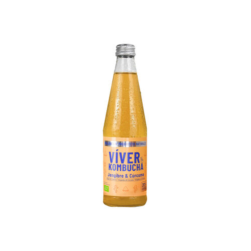 KOMBUCHA DE JENGIBRE Y CURCUMA VIVER 330ml image number