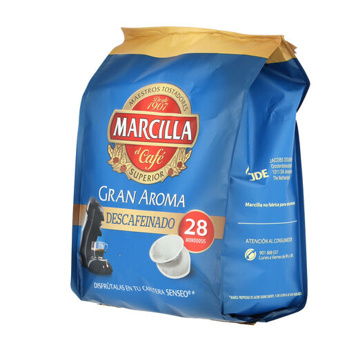 MARCILLA SENSEO DESCAFEINADO 28 CAPSULAS image number
