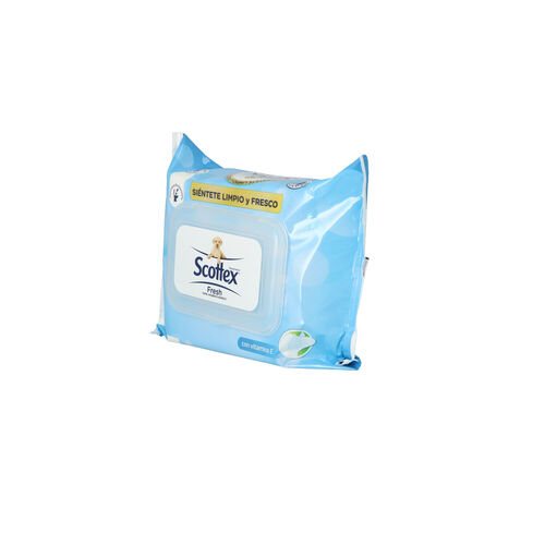 Papel higi&eacute;nico h&uacute;medo Complete Fresh SCOTTEX 74uds image number