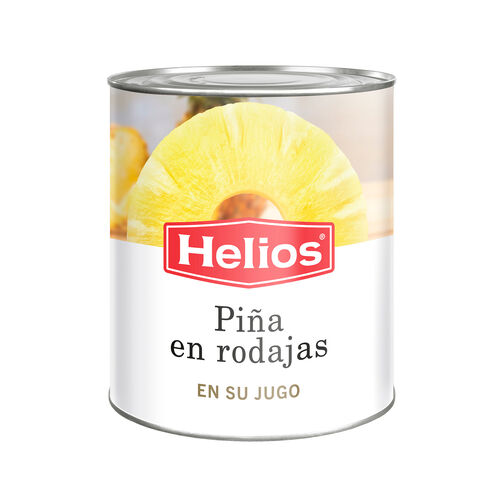 PIÑA EN RODAJAS EN SU JUGO HELIOS 825g image number