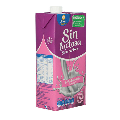 Leche desnatada sin lactosa ALTEZA 1L image number