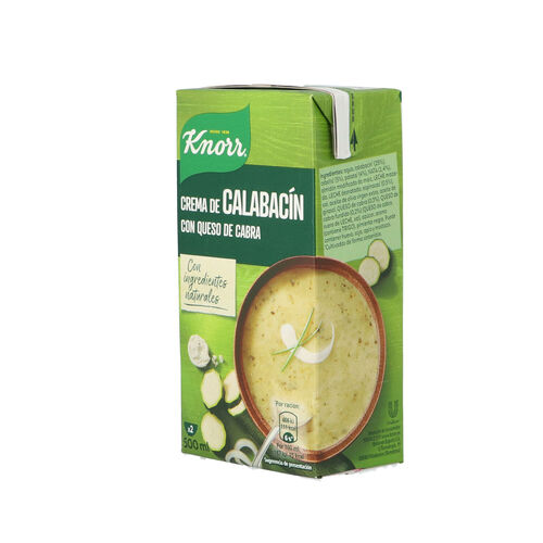 Crema KNORR calabac&iacute;n queso cabra 500ml image number