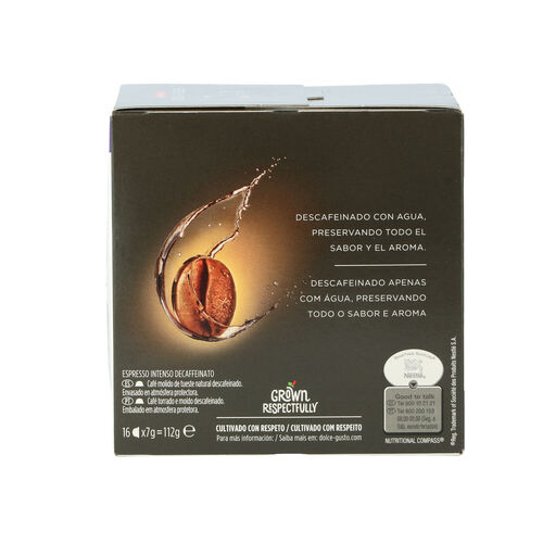 Caf&eacute; DOLCE GUSTO descafeinado Espresso 16 c&aacute;psulas image number