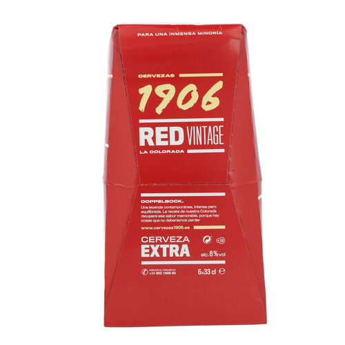 Cerveza 1906 red vintage 33cl pack 6 botellas image number