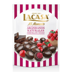 Ar&aacute;ndanos naturales con chocolate negro Mi Momento LACASA 125g