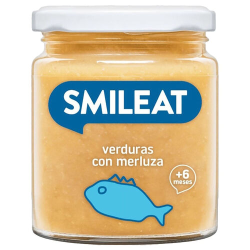 Tarrito de merluza con verdura smileat 230g image number