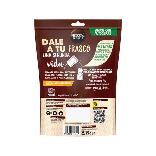 CAFE SOLUBLE NATURAL NESCAFE 75g image number