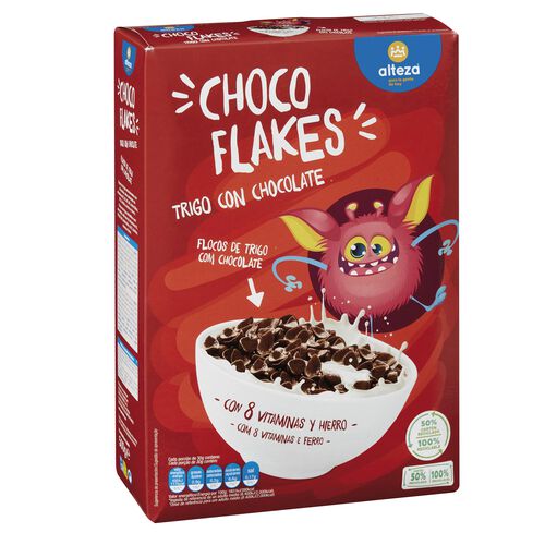 CEREALES TRIGO CON CHOCOLATE CHOCO FLAKES ALTEZA 500g image number