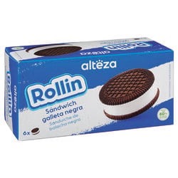 Helado sandwich galleta negra ALTEZA 6x90ml