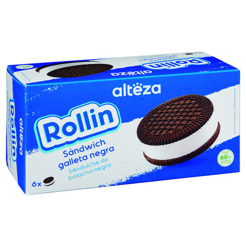 Helado sandwich galleta negra ALTEZA 6x90ml image number