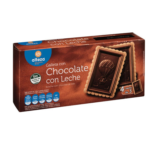 Galleta chocolate leche ALTEZA 150g image number