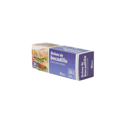 BOLSA PARA BOCADILLO SELEX 30 BOLSAS image number