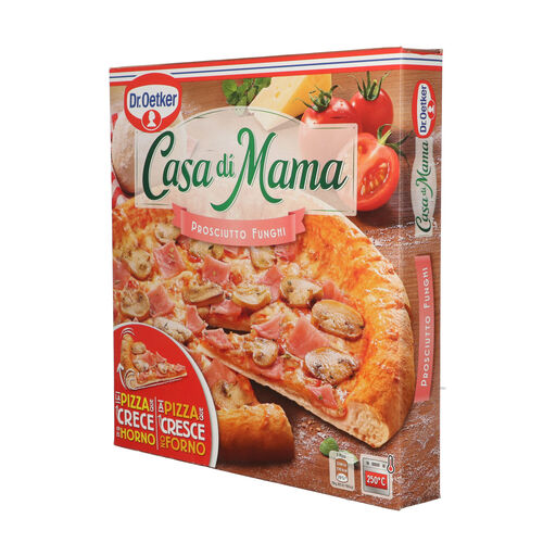 Pizza congelada de jam&oacute;n y champi&ntilde;&oacute;n CASA DI MAMA 405g image number