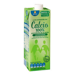 Leche semidesnatada enriquecida con calcio ALTEZA 1L