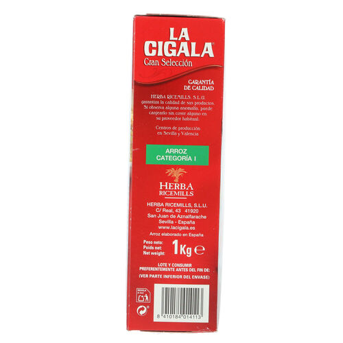 Arroz redondo LA CIGALA 1kg image number