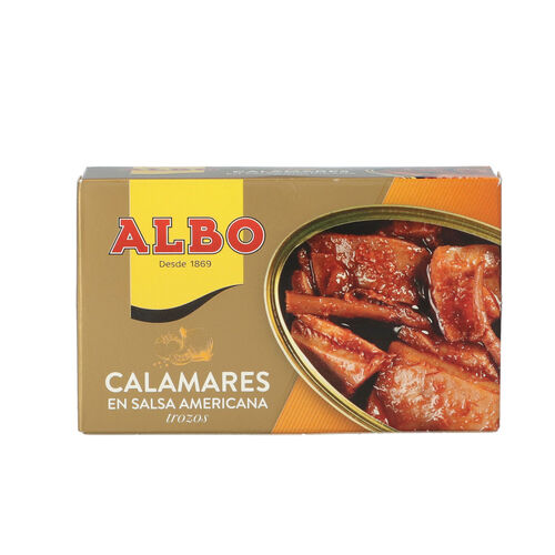 Calamar ALBO salsa americana 112g image number