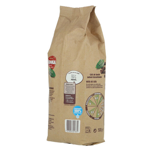 Caf&eacute; BONKA descafeinado grano 500g image number