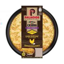 TORTILLA RECETA CASERA CON CEBOLLA PALACIOS 650g
