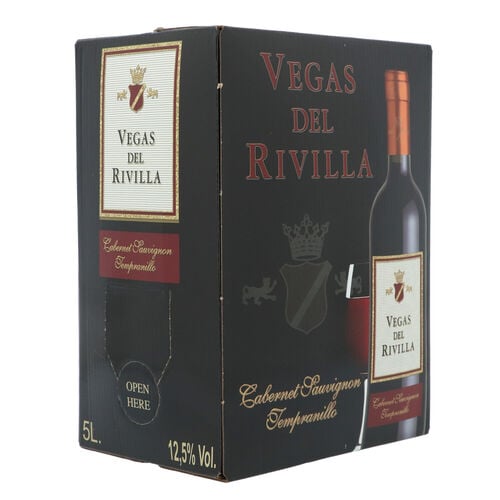 Vino tinto VEGAS RIVILLA bag in box 5L image number