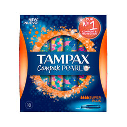 TAMPONES COMPAK PEARL SUPERPLUS TAMPAX 16uds