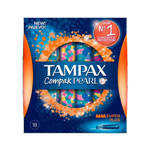 TAMPONES COMPAK PEARL SUPERPLUS TAMPAX 16uds image number