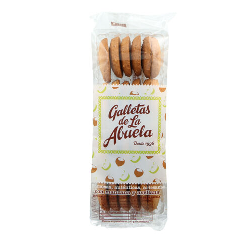Galleta manzana avellana LA ABUELA 340g image number