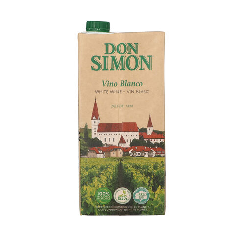 Vino blanco DON SIMON brik 1L image number