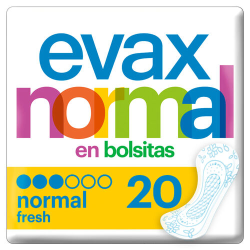 SALVASLIP EVAX NORMAL FRESH 20uds image number