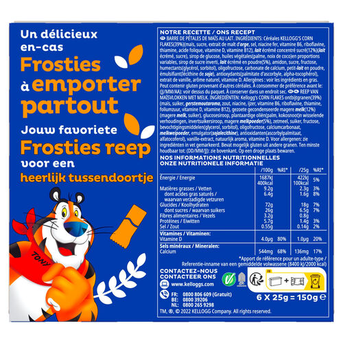 BARRITAS CEREALES FROSTIES 150g PACK 6 image number