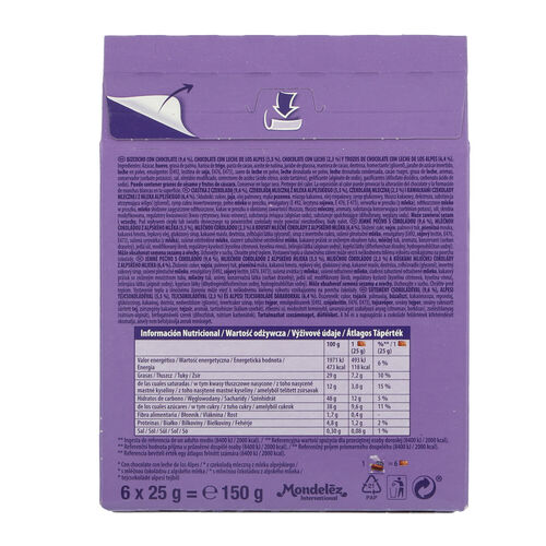 MILKA CHOCO BROWNIE 6uds 150g image number