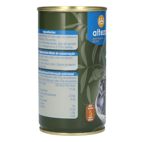Aceituna negra ALTEZA sin hueso 350g image number