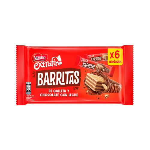 BARRITA GALLETA CHOCO NESTLE PACK 6uds image number