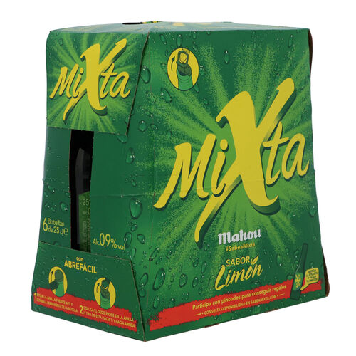 Cerveza MAHOU Mixta 25cl pack-6 image number