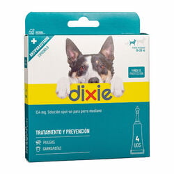 PIPETAS REPELENTES PARA PERRO MEDIANO DIXIE 3uds
