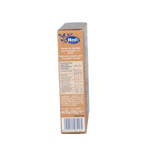 BARRITAS MUESLY CHOCO LECHE CORNY PACK 6x23g image number