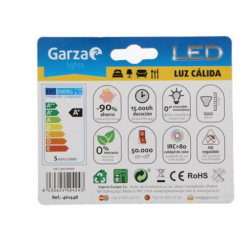 BOMBILLA CEGASA LED STD 14W E27 FRIA image number