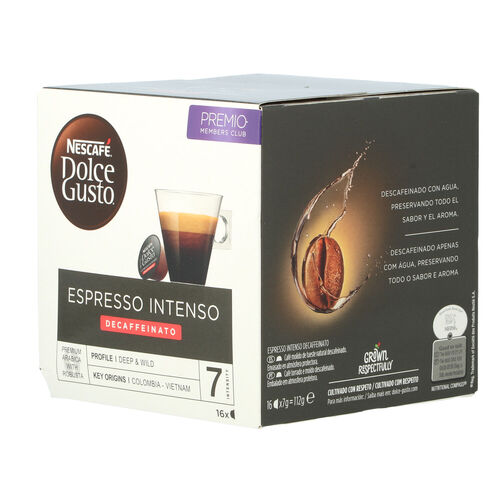 Caf&eacute; DOLCE GUSTO descafeinado Espresso 16 c&aacute;psulas image number