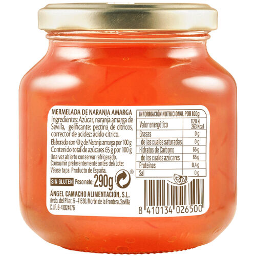 MERMELADA DE NARANJA AMARGA LA VIEJA FABRICA 280g image number