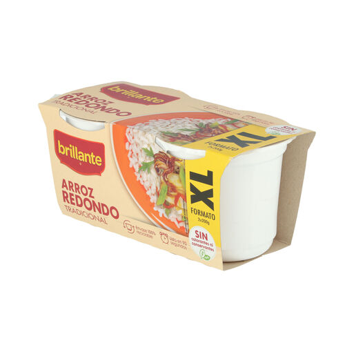 Arroz BRILLANTE redondo XL pack2x200g image number