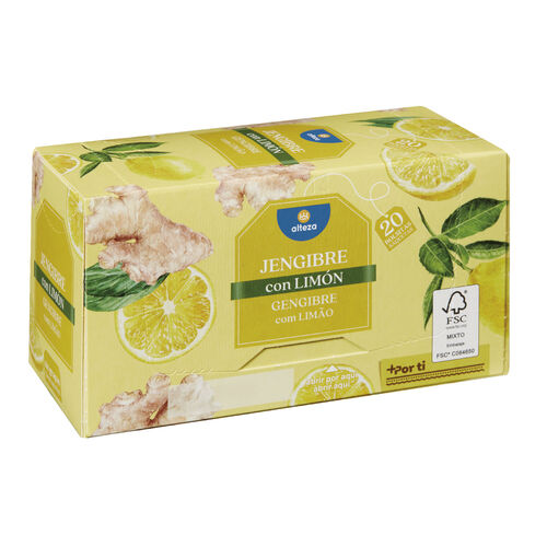 Infusi&oacute;n de jengibre y lim&oacute;n ALTEZA 20uds image number
